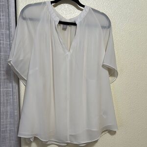 H&M- Elegant White Women's Top